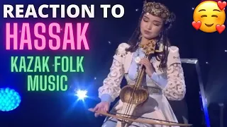 REACTION to HasSak  - Ansau, (Kazakh folk music)