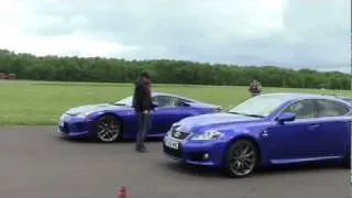 Lexus LFA vs Lexus ISF - Vmax Overboost | SCD Drag Races