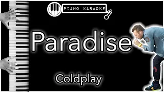 Paradise - Coldplay - Piano Karaoke Instrumental