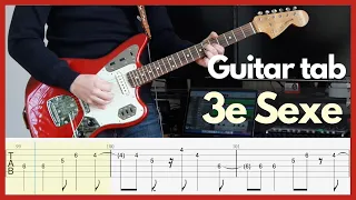 Indochine - 3e Sexe (guitar tab)