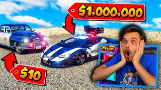 In GTA 5.. CHEAPEST vs Most EXPENSIVE Police Car! (WHICH IS BETTER?!)