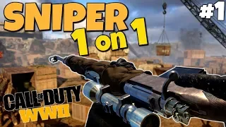 Erstes Sniper 1on1 😬 COD WW2 - mit Ninja420  || Du vs Tarkoffel #1 ||