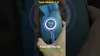 Poco X5 Pro 5G Charging Test ⚡😱 Poco X5 Pro 5G 67W Charging Test ⚡⚡ Charging test #shorts #ytshorts