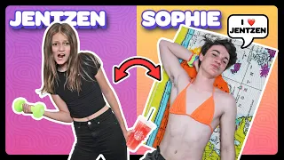 SWITCHING LIVES With My CRUSH For A Day **24 HOUR CHALLENGE** 🔄❤️| Sophie Fergi