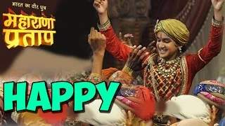 Maharana Pratap : Cast and Crew HAPPY with the New Set | 24th July 2014 FULL EPISODE