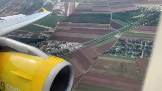 Hello, Austria! — Vueling A320 Approach & Landing Vienna | 4K