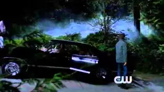 Supernatural - 8x07 - Dean and Castiel fighting Leviathans in Purgatory