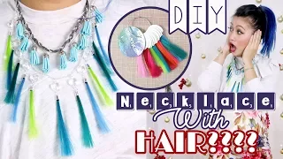 DIY: Hair Swatches Into Necklace 😱