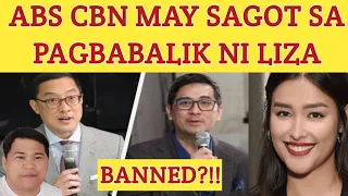 ABS CBN MAY SAGOT SA PAGBABALIK NI LIZA SOBERANO!