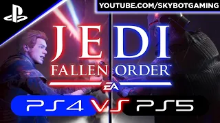 PS4 Vs PS5  STAR WARS Jedi  Fallen Order™ [New Patch on PlayStation5 & on the PlayStation4]