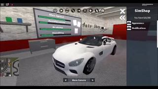 ROBLOX - Vehicle Simulator: Modifying the Mercedes AMG!!!