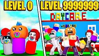 We Built A Level 999,999,999 Roblox Daycare Tycoon