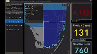 State confirms new COVID-19 cases in South Florida, launches new interactive website