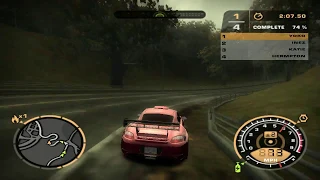 Need for Speed: Most Wanted 2005 Porsche Cayman S Run.
