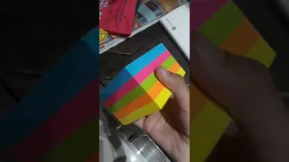 Unboxing of sticky notes from Flipkart