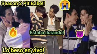 Lo b3so en vivo!😈Estaba llorando!😭Season 2 Pit Babe!!?🥺 #PITBABE #PAVELPHOOM #SailubPon