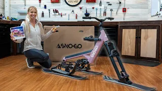 How To Build A SnoGo - My First Ski Bike!