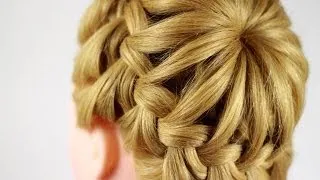 Делаем прическу паутинка / корона. Crown Braid