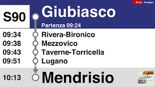 SBB Ansagen I S90 Tilo Giubiasco - Mendrisio