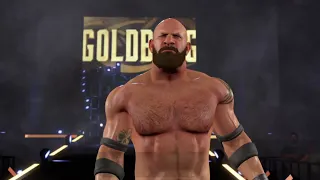 ULTIMATE MODDED WWE 2K22 : GOLDBERG ENTRANCE with crowd chant