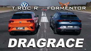 CUPRA Formentor vs. VW T-ROC R | DRAG RACE | Daniel Abt