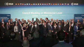 Opening of the ESA Ministerial Council 2016