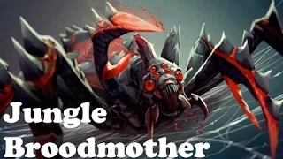 Dota 2! Как фармить лес за Broodmother (Бруда)