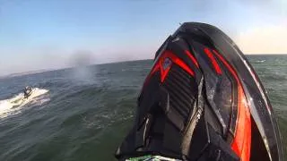 Seadoo Rxp-x wave jumping 2014