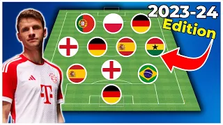 Errate die Fußballmannschaft an der Nationalität 2023-2024 | Fußball Quiz