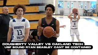 Dougherty Valley vs Oakland Tech | USF Bound Ryan Beasley Cannot Be Contained!