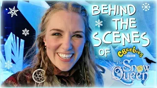 Behind the Scenes of CBeebies The Snow Queen! | Maddie Moate