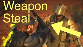 MGSV: Phantom Pain - Pro Tips: Weapon Steal and Holdup (Metal Gear Solid 5)