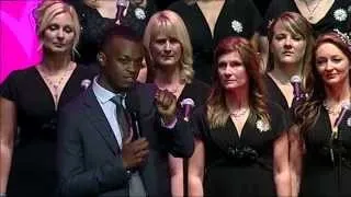 George The Poet performing at the Responsible Business Gala Dinner 2014