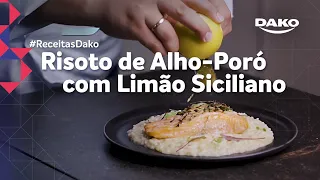 #shorts - Risoto de Alho-Poró com Limão Siciliano