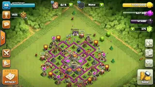 CLASH OF CLAN TOWN HALL 7 ATTACK WITHOUT SPELL