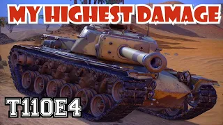 My Highest Damage Game In World of Tanks T110E4 || World of Tanks SummerSlam Console PS4 XBOX