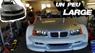 Kit carrosserie 100% sur mesure enfin terminé BMW e46 GTR V8 bi-turbo