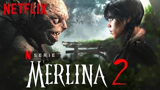 Merlina 2 Trailer Español 2023 ⚫️ Merlina (wednesday) Temporada 2 Netflix