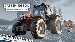 Case IH 1056 XL + Pöttinger Servo 25 • Ploughing | Agrarvolution Praxis