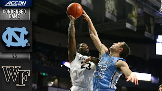 North Carolina vs. Wake Forest Team Condensed Game | 2019-20 ACC Men's Basketball