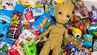 HUGE Baby Groot Surprise Toy Opening Guardians of the Galaxy Toys for Boys Superhero Kinder Playtime