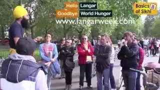 What is Langar? #3 Sikhs @ Speakers Corner Hyde Park London #LangarWeek