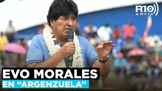 #Argenzuela - Evo Morales: "Los problemas internos de un gobierno se arreglan puertas para adentro"