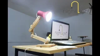 Wooden Desk Lamp! How To Make ..