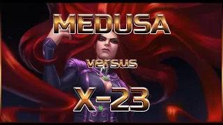 Medusa r5 vs Wolverine X-23 Labyrinth of Legends by Legacy mcoc