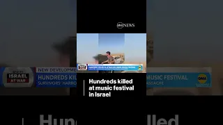 Hundreds killed at music festival in Israel