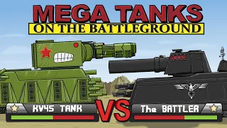 KV45 VS Battler  - Cartoons about tanks