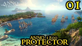 Anno 1800 PROTECTOR - Fresh Start || HARD Settings - Protecting Bente || Re-Upload Part 01