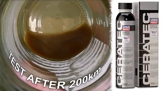 Fresh Motul 5W30 vs Used Motul 5W30 + Ceratec after 200km TEST