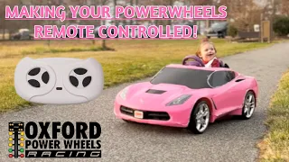 Remote controlled Powerwheels!